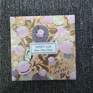 WINKY LUX Latte Kitten Palette with Pink and Gold Design